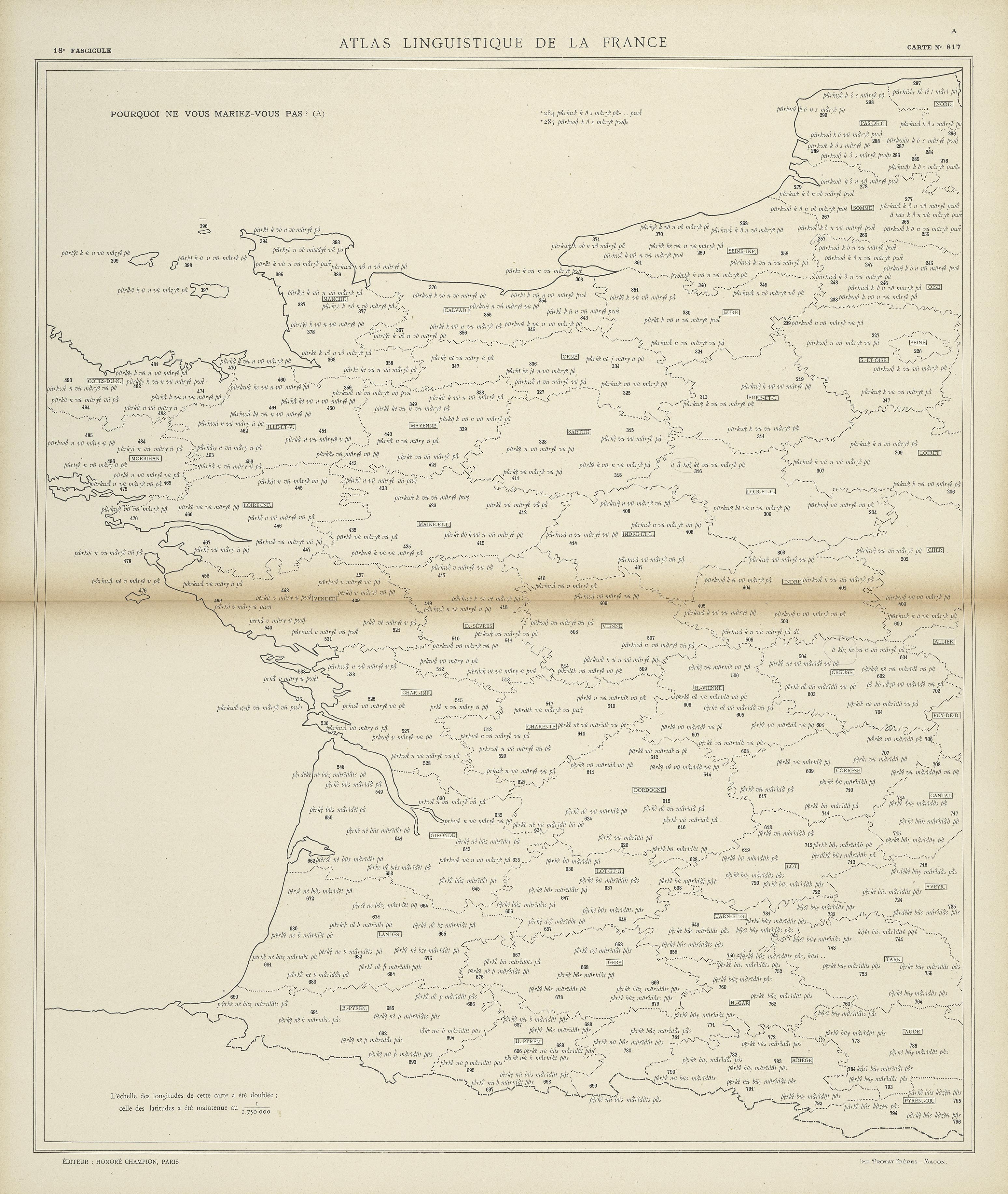 carte alf 817 du segment Pourquoi ne vous mariez vous pas?