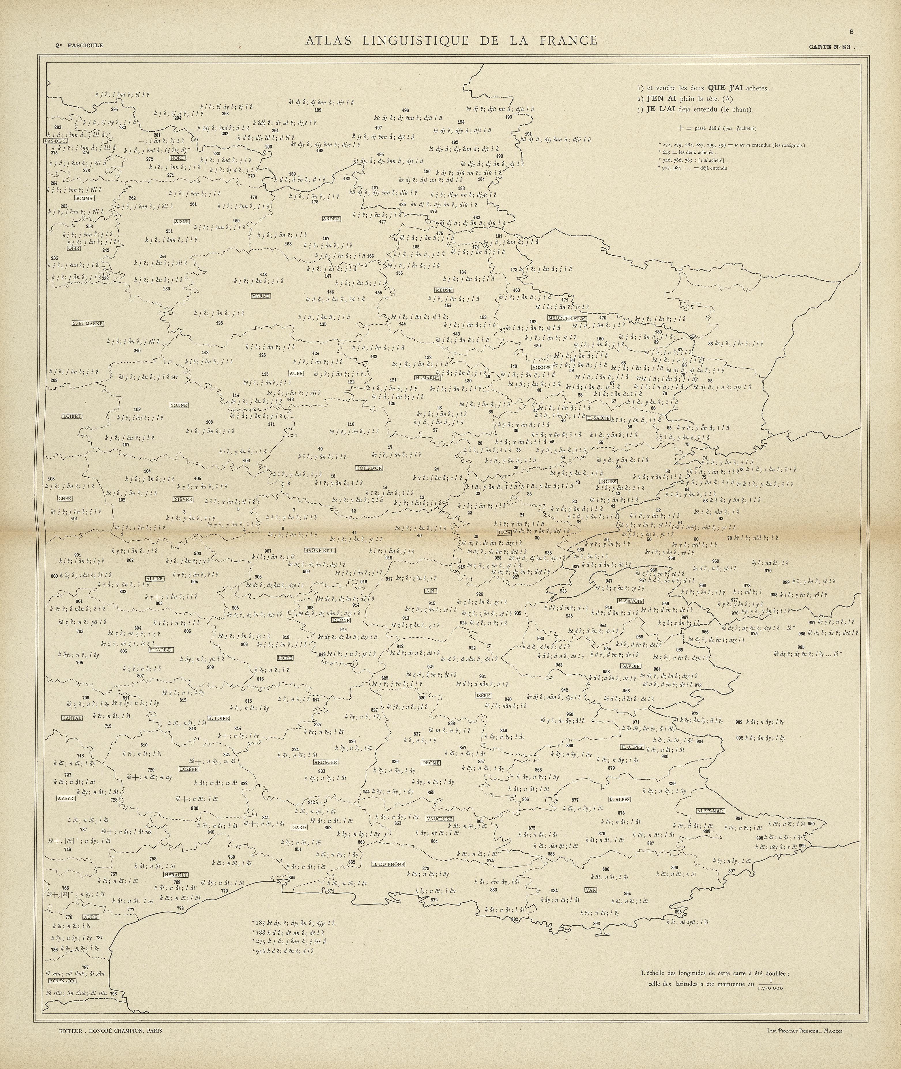 carte alf 83B du segment Je l'ai