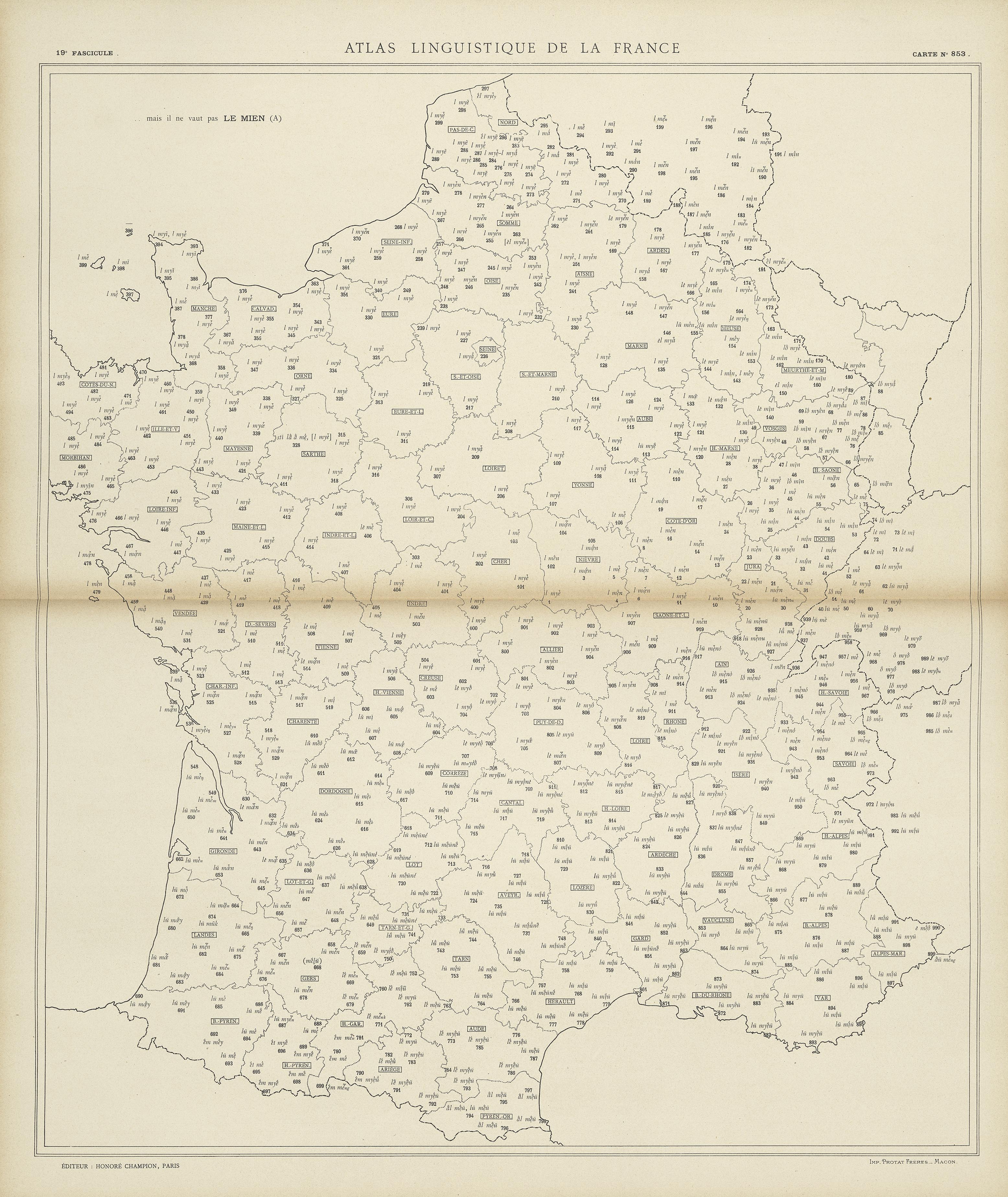 carte alf 853 du segment le mien.
