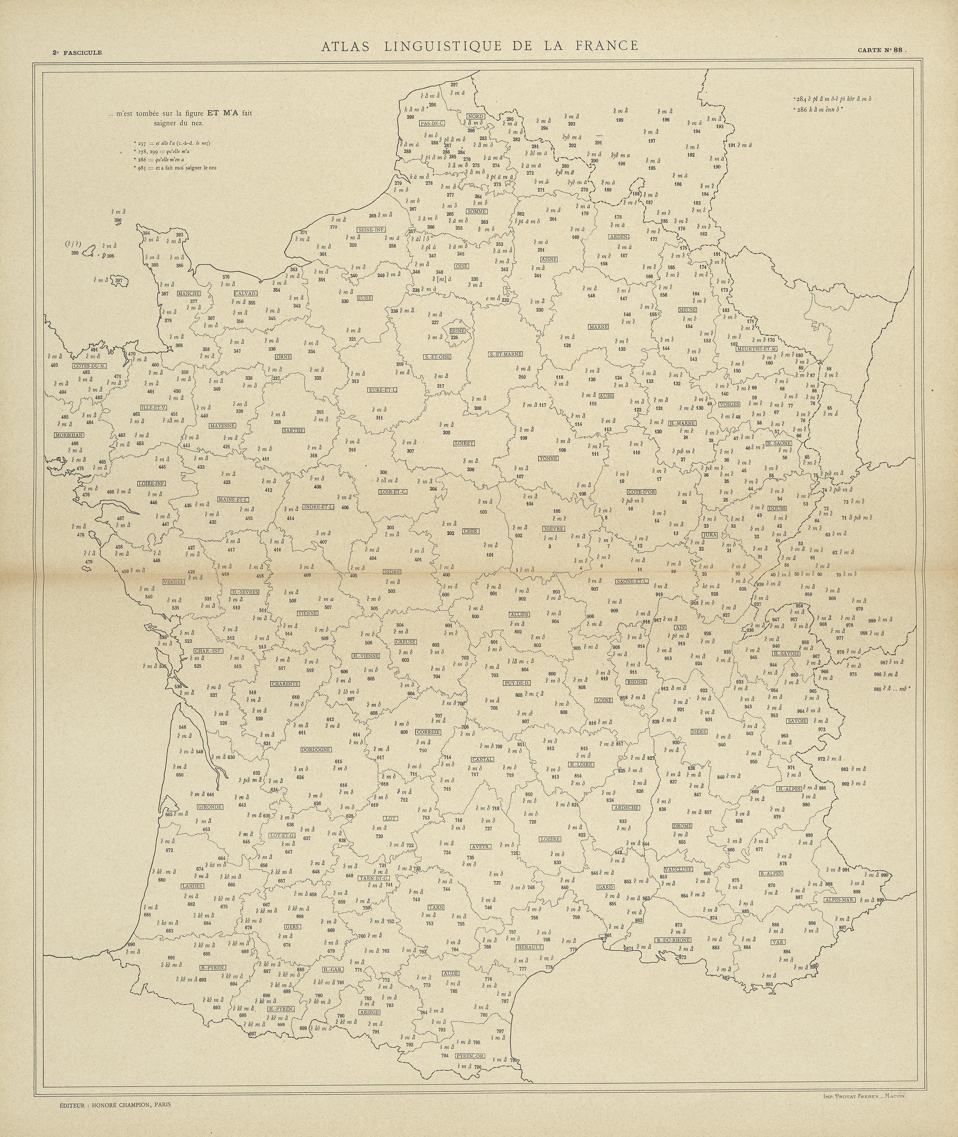 carte alf 88 du segment et m'a
