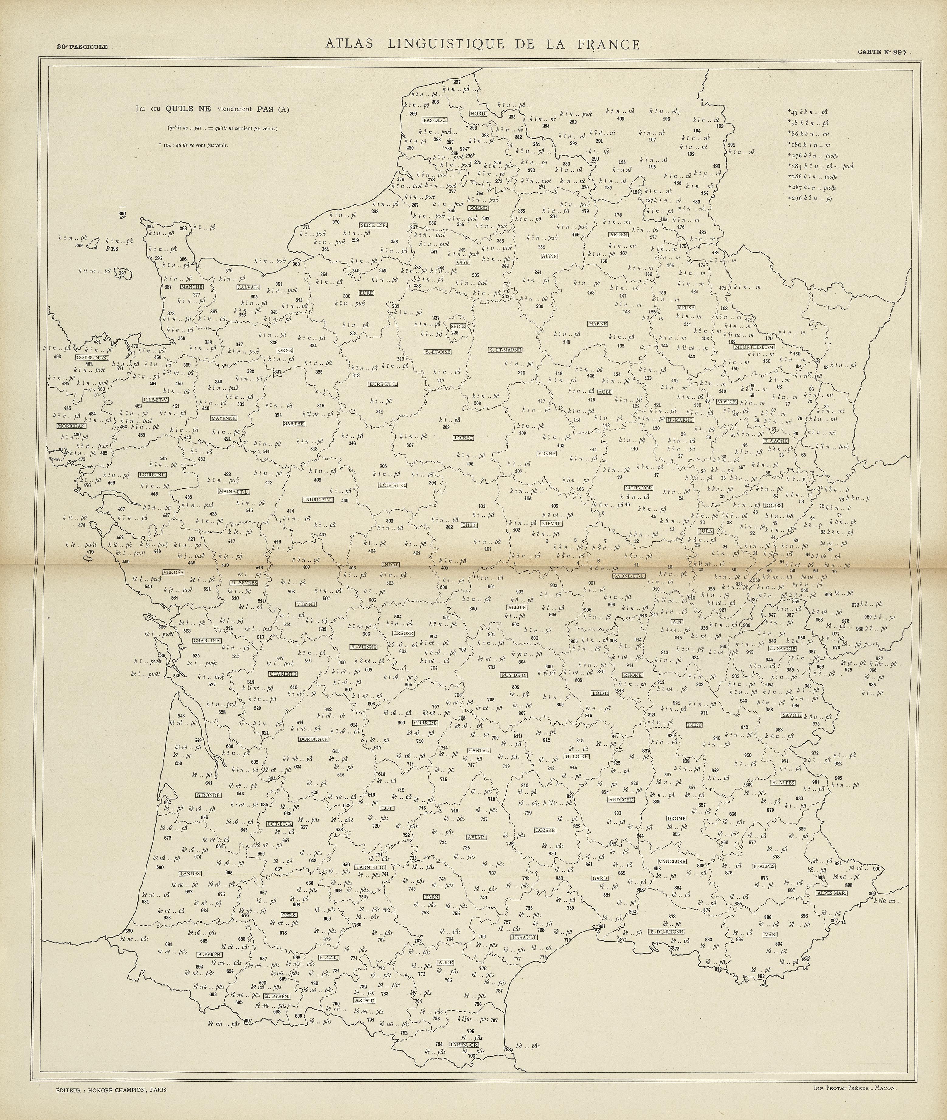 carte alf 897 du segment pas.