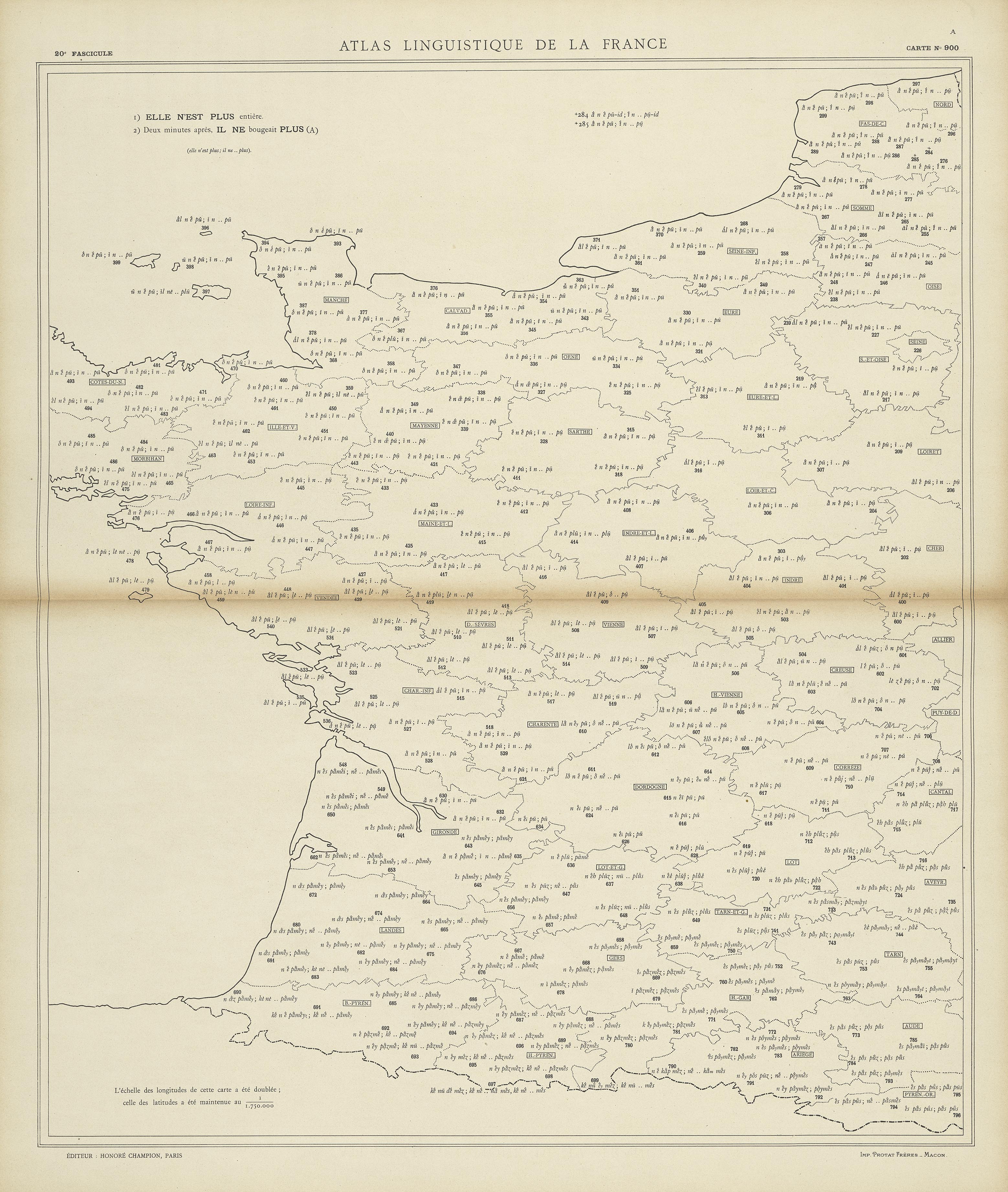 carte alf 900 du segment il ne