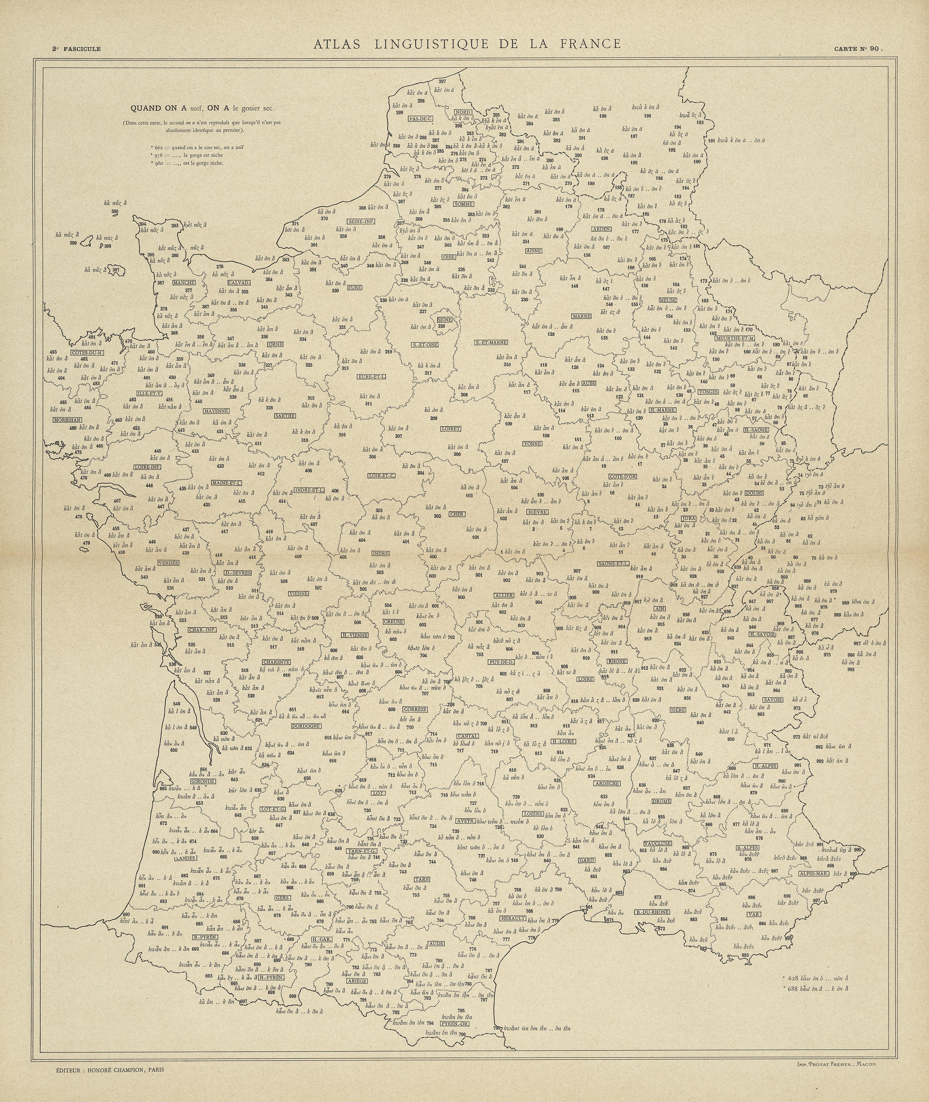 carte alf 90 du segment on a