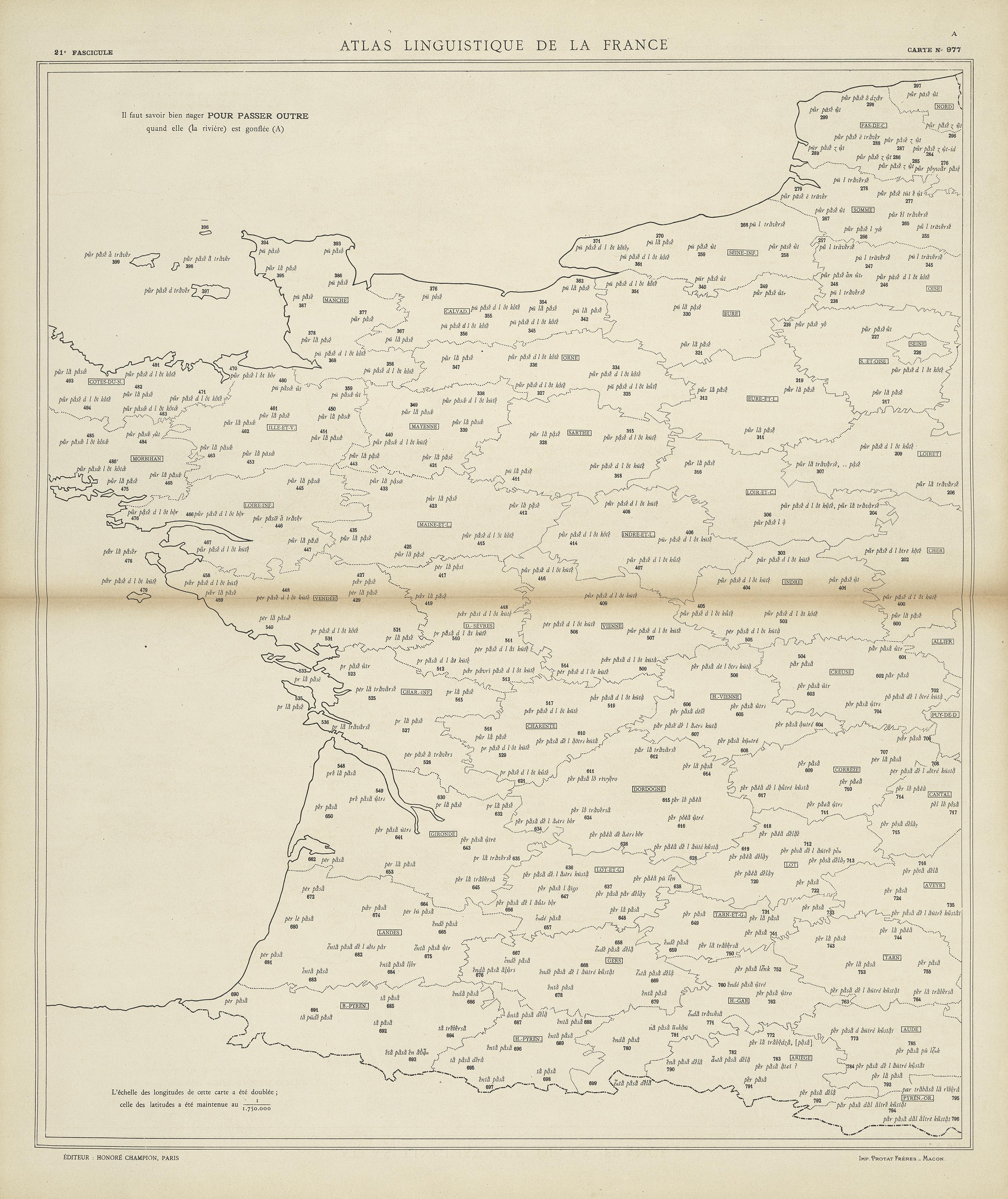 carte alf 977 du segment pour passer outre
